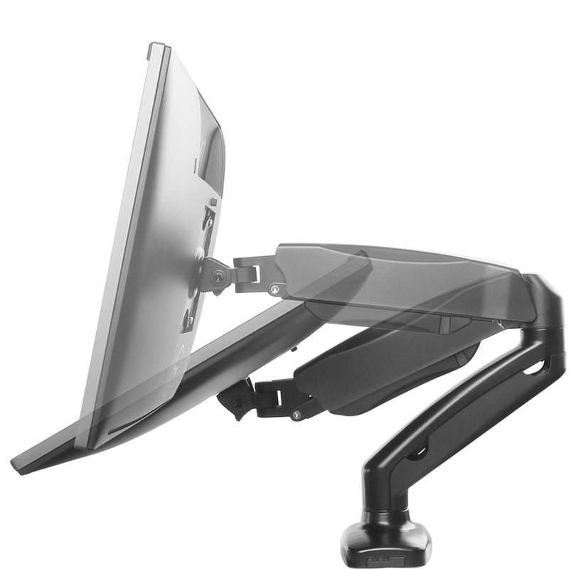 Gasveer Monitor arm voor één scherm - FM-SPM1 detail klem bevestiging