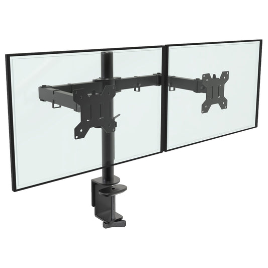 Monitor arm voor twee schermen - DXM-2 Douxe zwart